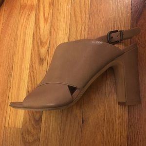 Via Spiga Mule Open Toe Chunky Heels
